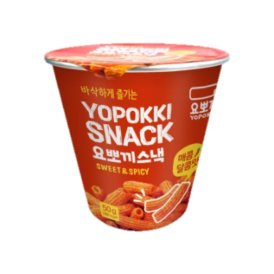 KR Yopokki Snack Sweet & Spicy 12x50g