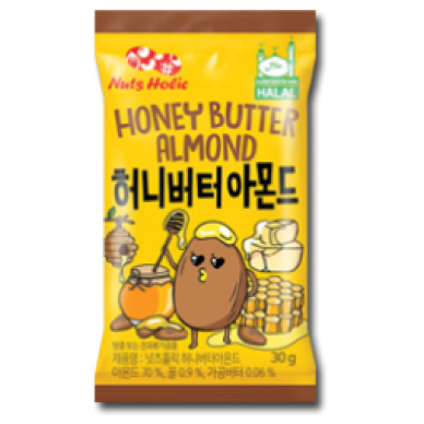 KR NutsHolic Almond Honey Butter Fl 20x(8x30g)