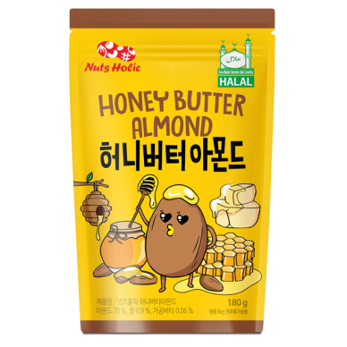 KR NutsHolic Almond Honey Butter Fl 20x180g