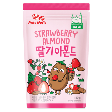 KR NutsHolic Almond Strawberry Fl 20x180g