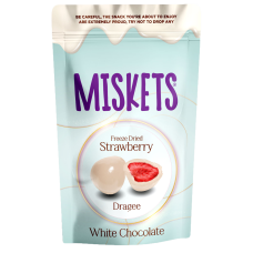 TR Miskets WhiteChocolate Coated Strawberry 12x80g