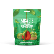 TR Miskets WhiChoc/Matcha Coated Strawberry 12x80g
