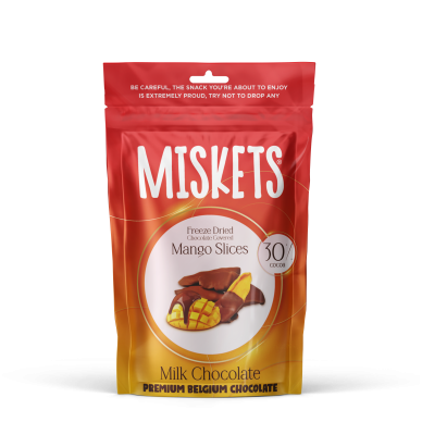 TR Miskets Milk Chocolate Coated Mango Slice12x96g