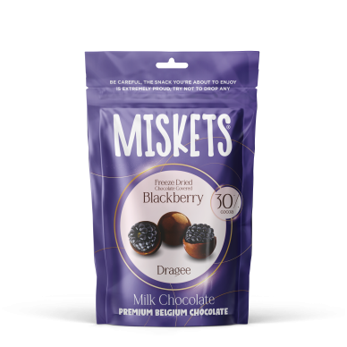 TR Miskets Milk Chocolate Coated Blackberry 12x96g