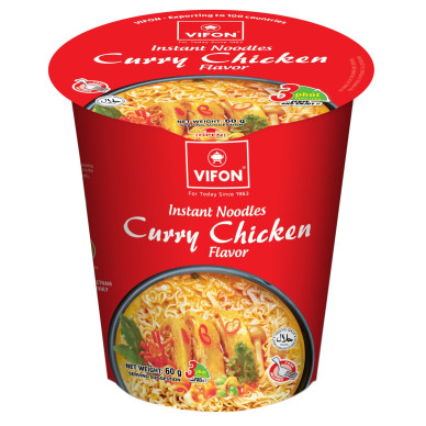 VIFON Cup Noodle Curry Chicken 2x24x60g