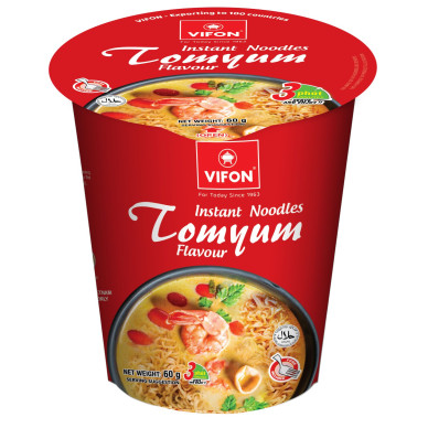 VIFON Cup Noodle Tom Yum Flavor Lau Thai 2x24x60g