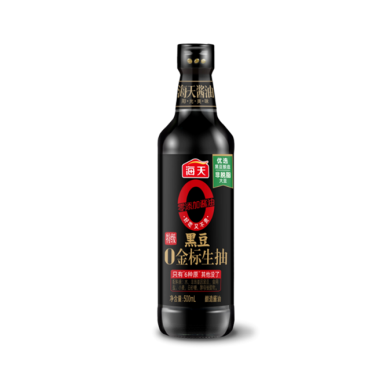 HT 0 Golden Label Light Soy Sauce BK Bean 12x500ml