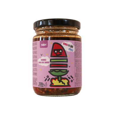 NBH Double Green Red Chili Oil Sauce 12x230g