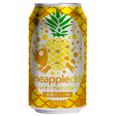 JP Sanko Pineapple Soda CAN 24x350ml