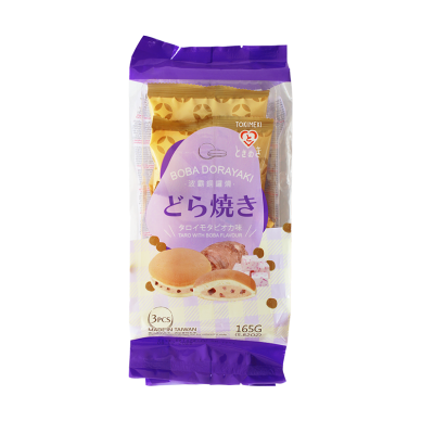 TW Tokimeki Dorayaki Boba Taro Fl 12x165g(3pcs)