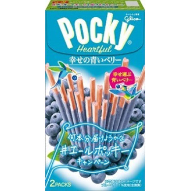JP Biscuit Sticks Heartful Blueb Choco 12x10x54,6g