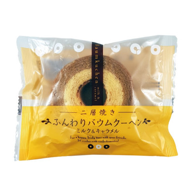 JP Taiyo Baumkuchen Mini Caramel Fl 12x60g
