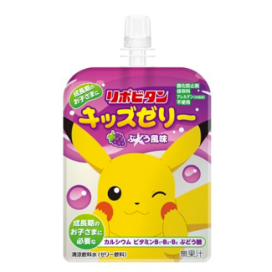 JP Taisho Pokemon Jelly Drink Grape 5x6x125g