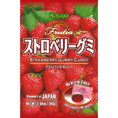 JP Frutia Gummy Candy Strawberry 2x12x102g