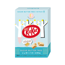 JP Wafer Bar Mini Sugar Butter Tree 36x67,8g