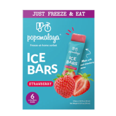 MY Popsmalaya Sorbet Bar-Strawberry 12x270ml