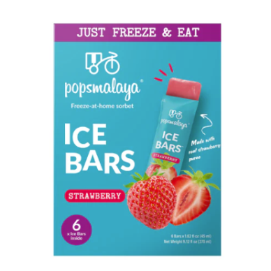MY Popsmalaya Sorbet Bar-Strawberry 12x270ml