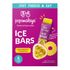 MY Popsmalaya Sorbet Bar-Passionfrt Pineap12x270ml