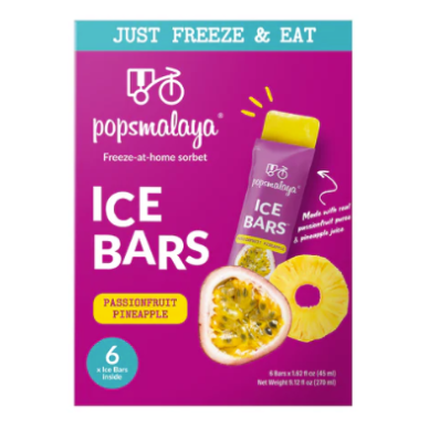 MY Popsmalaya Sorbet Bar-Passionfrt Pineap12x270ml