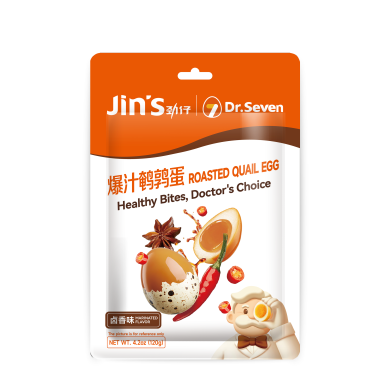 CN Jinzai Roasted Quail Egg Marinated Fl 40x120g