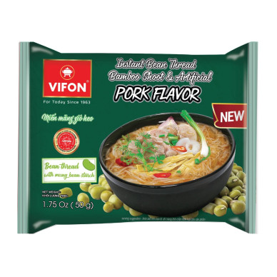 VIFON Phu Gia Bean Thread Bamboo Pork Flav. 72x50g