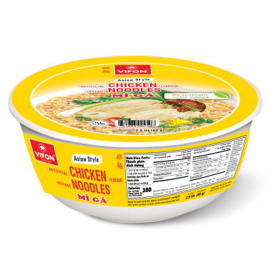 VIFON Bowl Inst Noodle Chicken Mi Ga Tô 3x12x85g