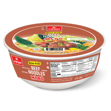 VIFON Bowl Beef Flavour Mi Bo Tô 3x12x85g