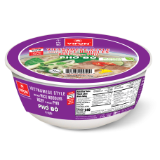 VIFON Bowl Rice Noodle Beef Flavour Pho Bo3x12x70g