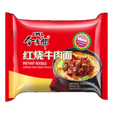 CN JML Bag Noodle Stew Beef Fl 24x109g