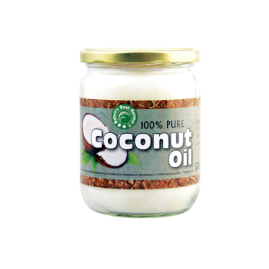 NBH 100% Pure Coconut Oil 6x500ml Glass