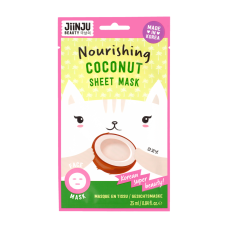 KR JinJu Sheet Face Mask Coconut 25ml 5x12pc