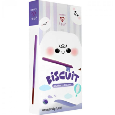 Tokimeki Biscuit Stick Blueberry Fl 40x40g