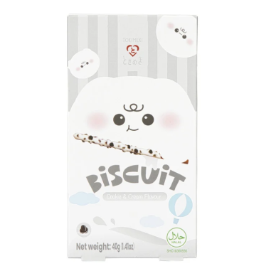 Tokimeki Biscuit Stick Cookie & Cream Fl 40x40g