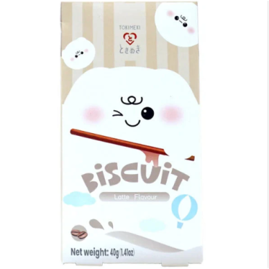 Tokimeki Biscuit Stick Latte Fl 40x40g