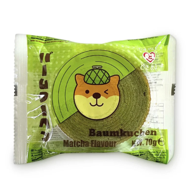 Tokimeki Baumkuchen Matcha Flavor 24x70g