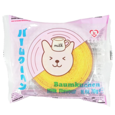 Tokimeki Baumkuchen Milk Flavor 24x70g