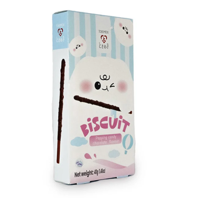 Tokimeki Biscuit Stick Popping Candy Fl 40x40g