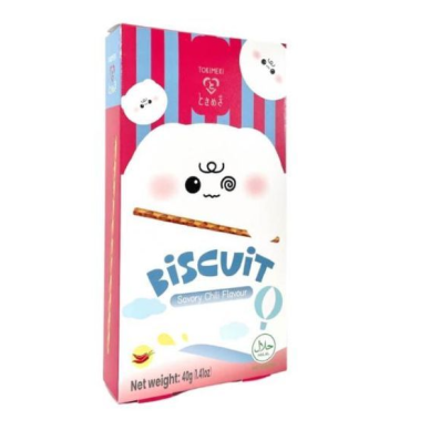 Tokimeki Biscuit Stick Savory Chili Fl 40x40g