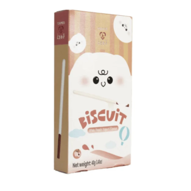 Tokimeki Biscuit Stick WhitePeach Yogurt Fl 40x40g