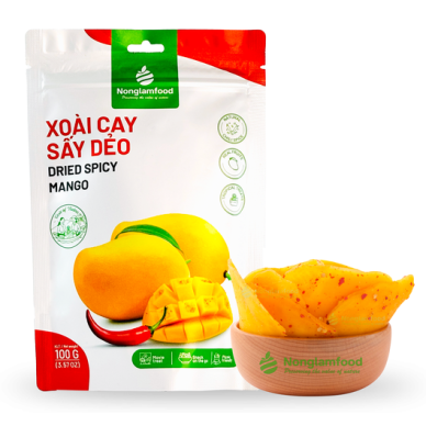 VN NLF Dried Chilli Mango 30x100g Xoai